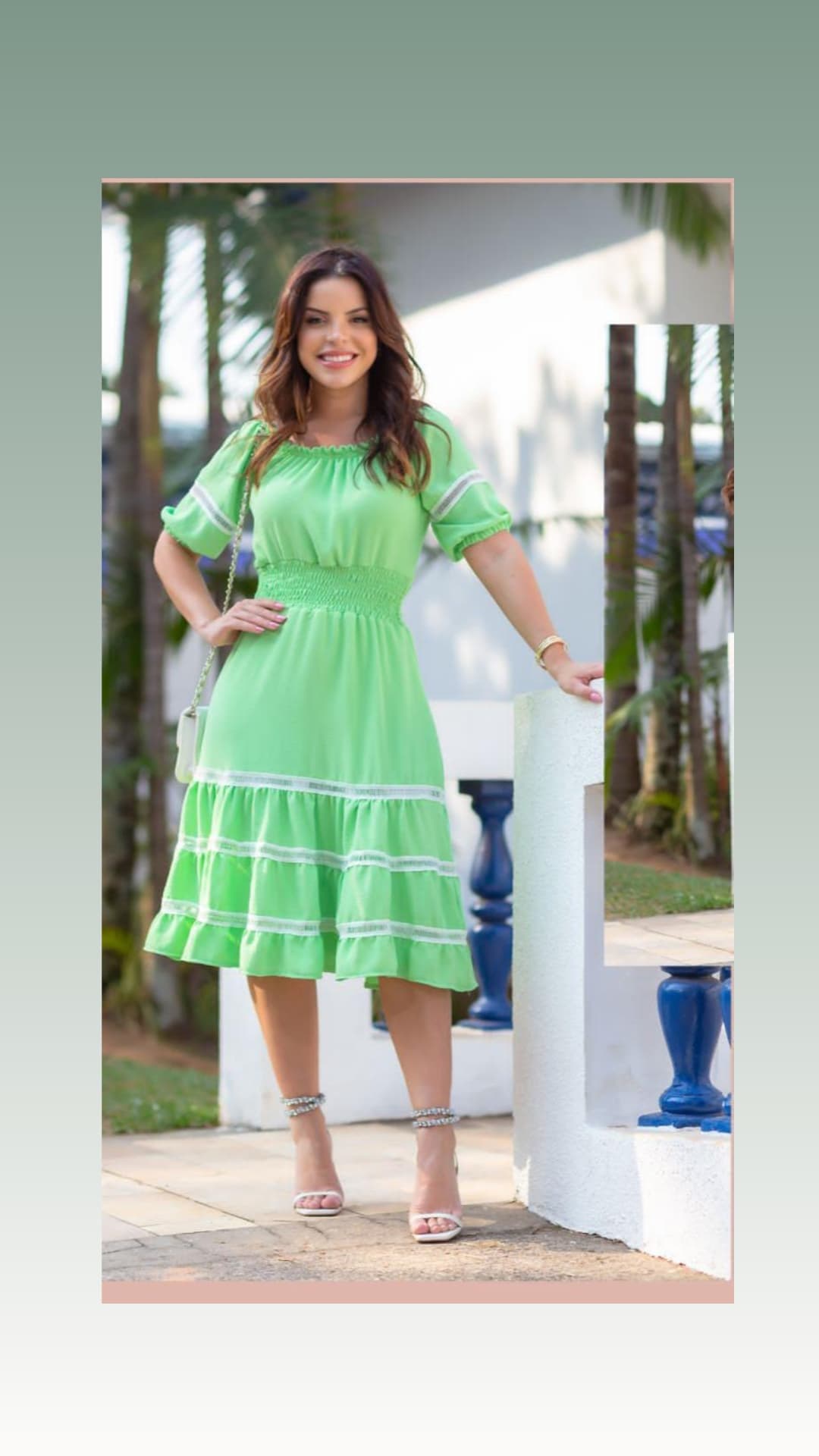 Vestido Verde lady like