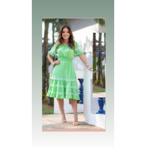 Vestido Verde lady like